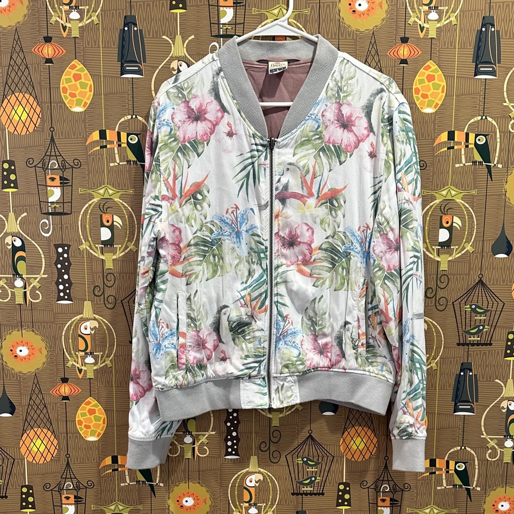 Faherty Multicolor Floral Bomber Jacket